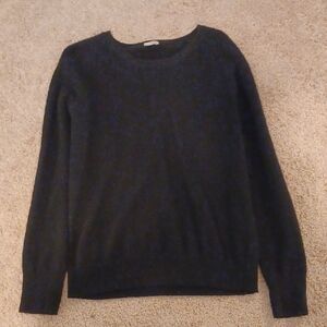 Black Cashmere Sweater - L